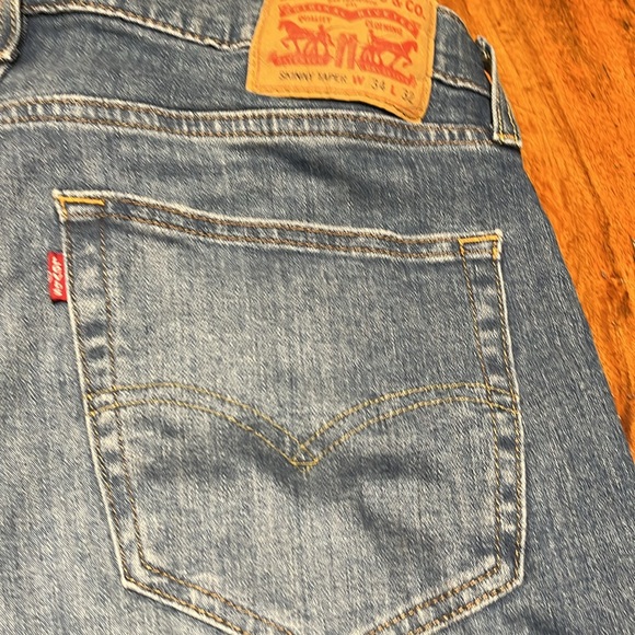 Levi’s Skinny Taper Men’s Jeans -Size W34 L32 - Picture 4 of 8